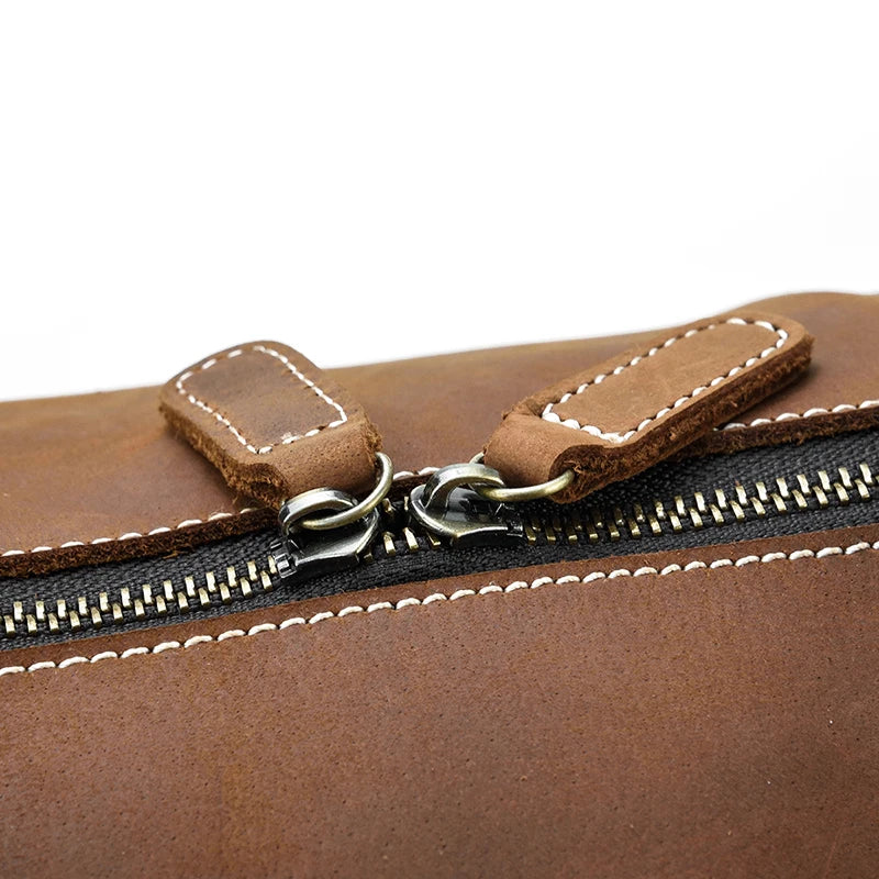 Sac de Voyage en Cuir Vintage