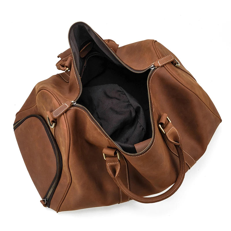 Sac de Voyage en Cuir Vintage