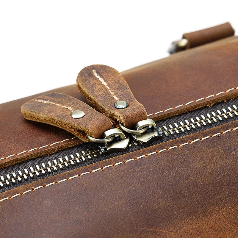 Sac de Voyage en Cuir Vintage