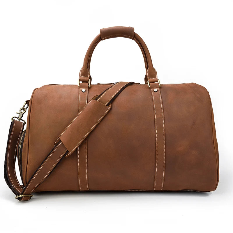 Sac de Voyage en Cuir Vintage