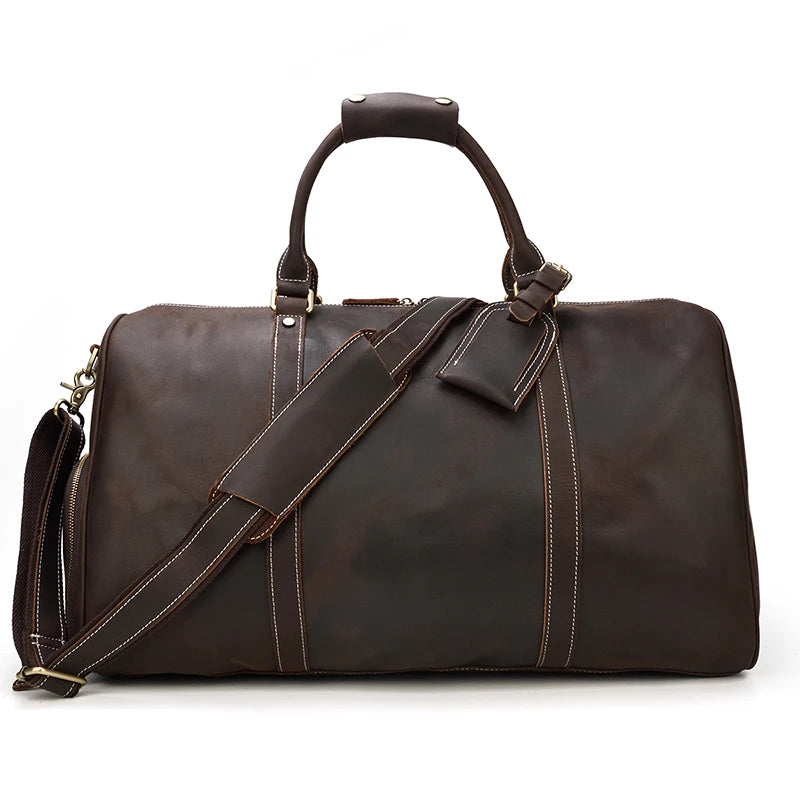 Sac de Voyage en Cuir Vintage