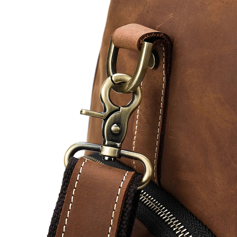 Sac de Voyage en Cuir Vintage