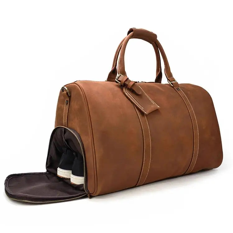 Sac de Voyage en Cuir Vintage