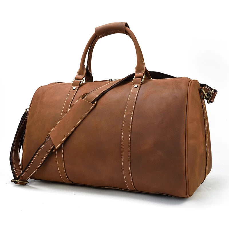 Sac de Voyage en Cuir Vintage