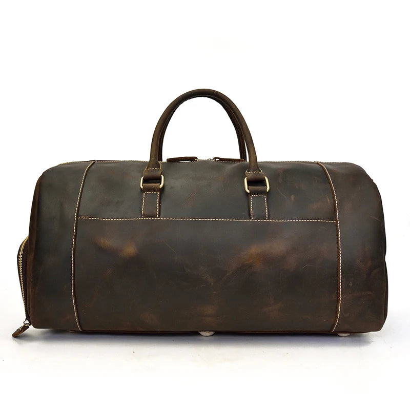 Sac de Voyage en Cuir Vintage