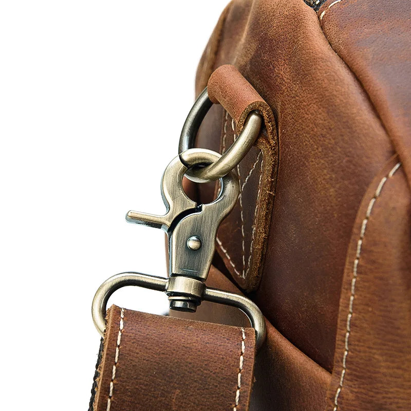 Sac de Voyage en Cuir Vintage