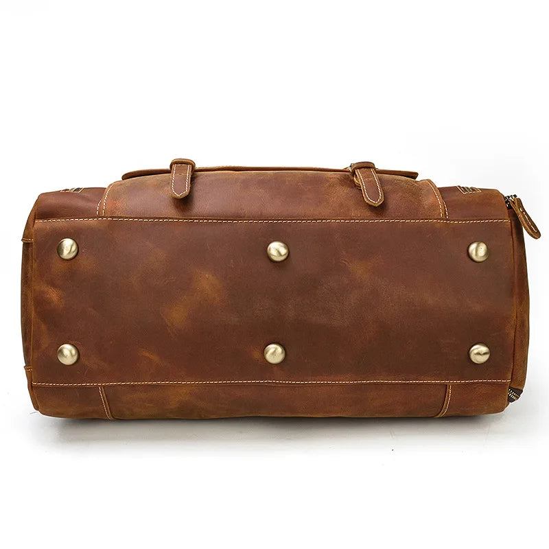 Sac de Voyage en Cuir Vintage