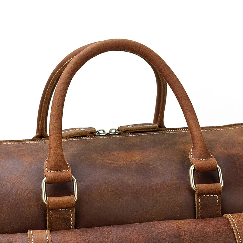 Sac de Voyage en Cuir Vintage