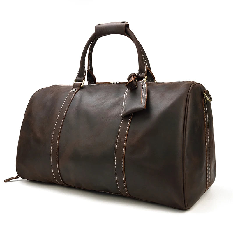 Sac de Voyage en Cuir Vintage