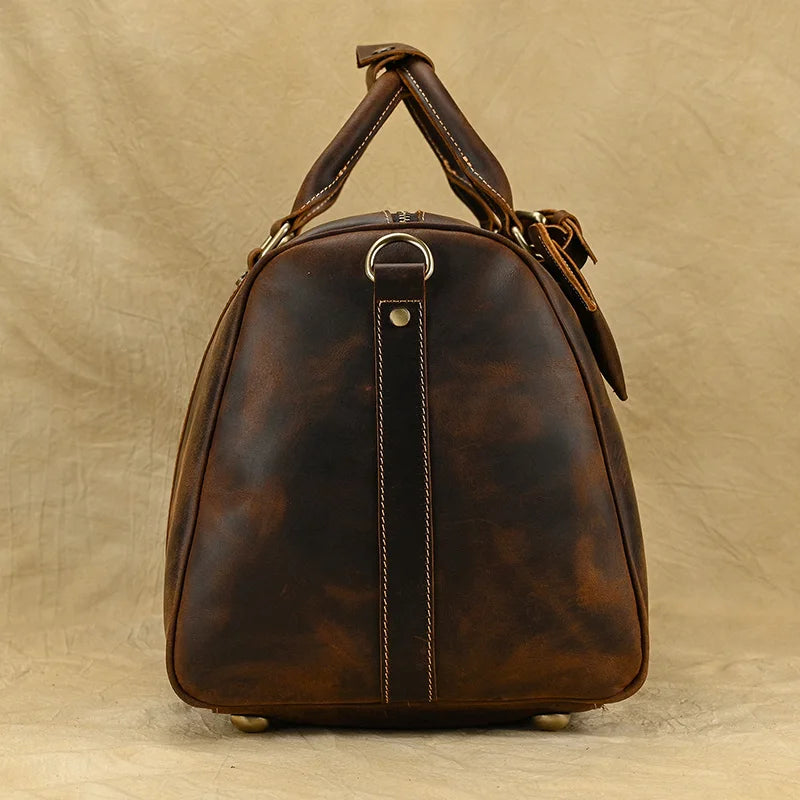 Sac de Voyage en Cuir Vintage