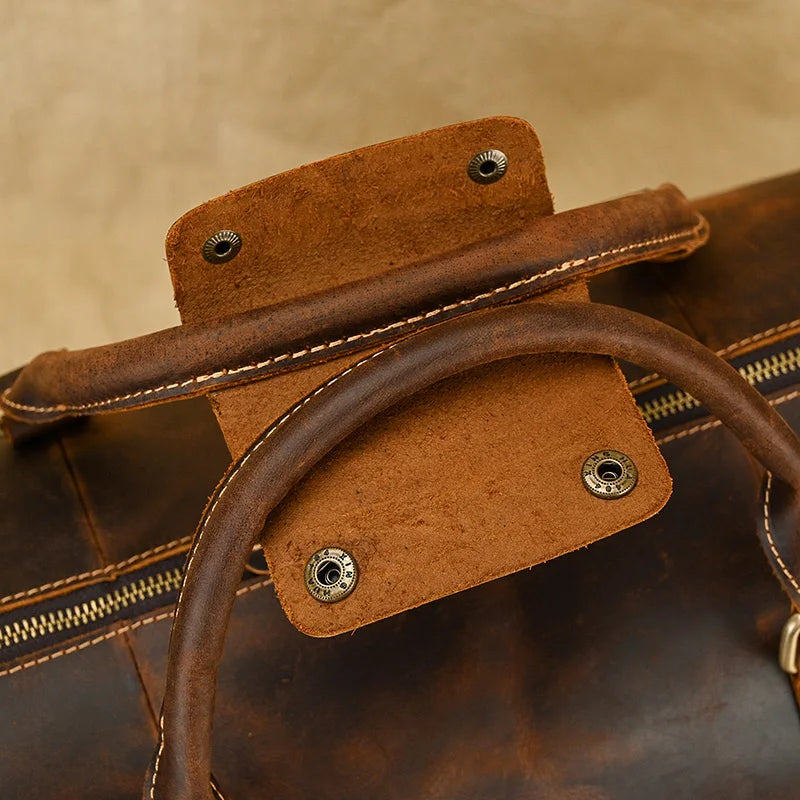 Sac de Voyage en Cuir Vintage