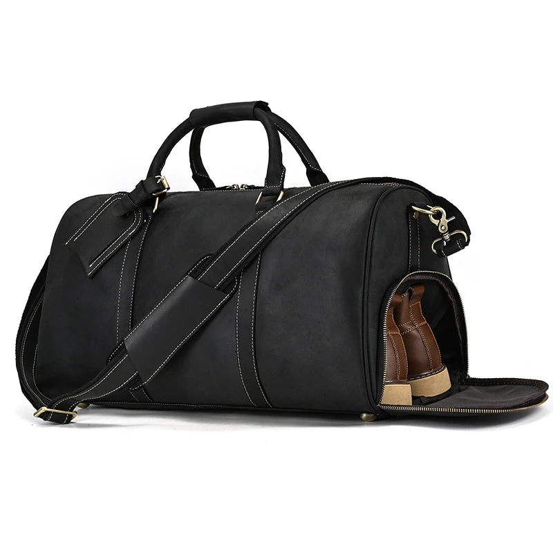 Sac de Voyage en Cuir Vintage