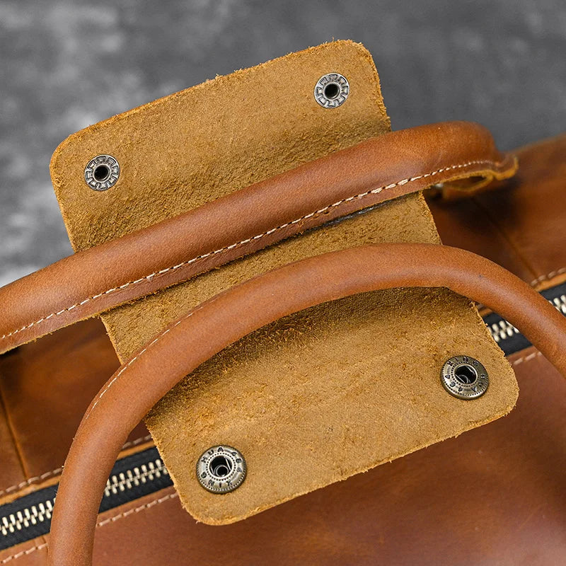 Sac de Voyage en Cuir Vintage