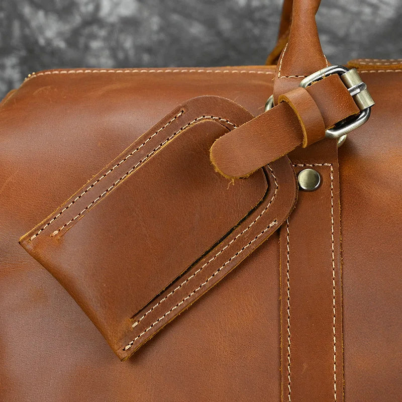 Sac de Voyage en Cuir Vintage