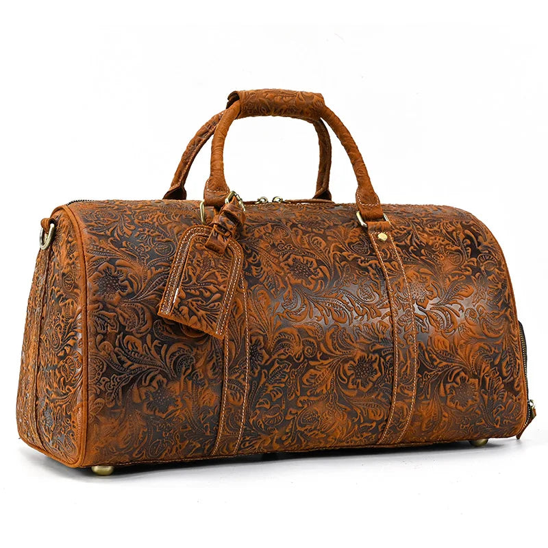 Sac de Voyage en Cuir Vintage