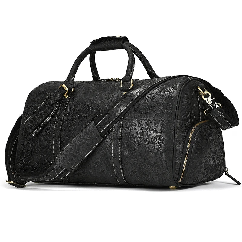 Sac de Voyage en Cuir Vintage