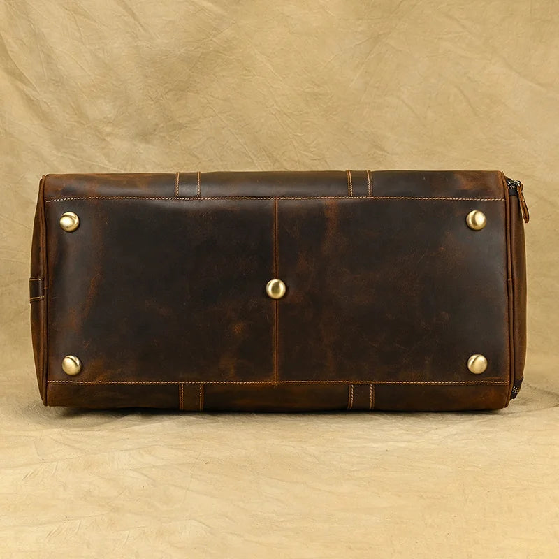 Sac de Voyage en Cuir Vintage