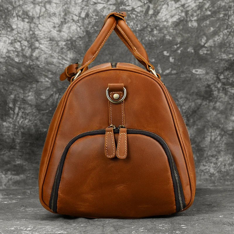 Sac de Voyage en Cuir Vintage