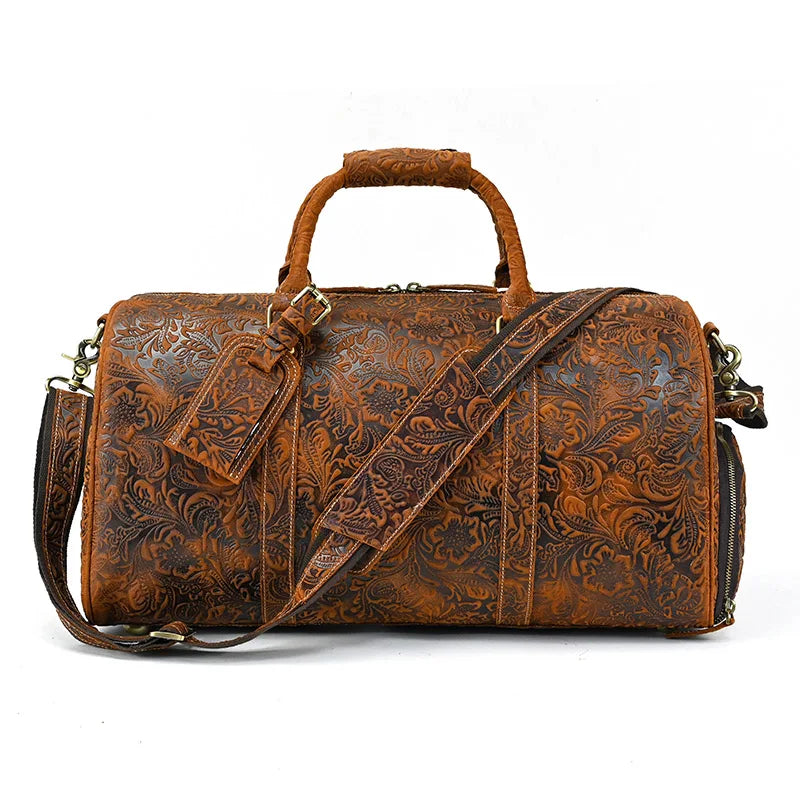 Sac de Voyage en Cuir Vintage