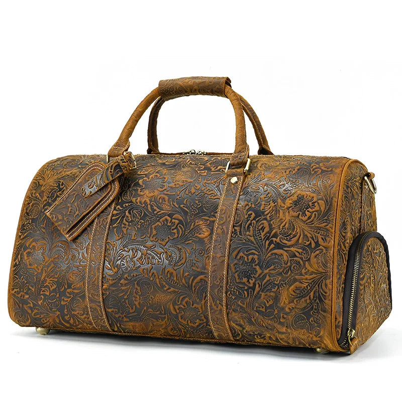 Sac de Voyage en Cuir Vintage