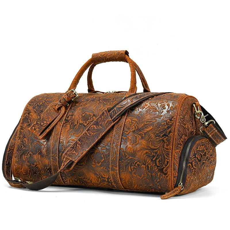 Sac de Voyage en Cuir Vintage