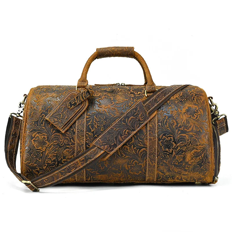 Sac de Voyage en Cuir Vintage