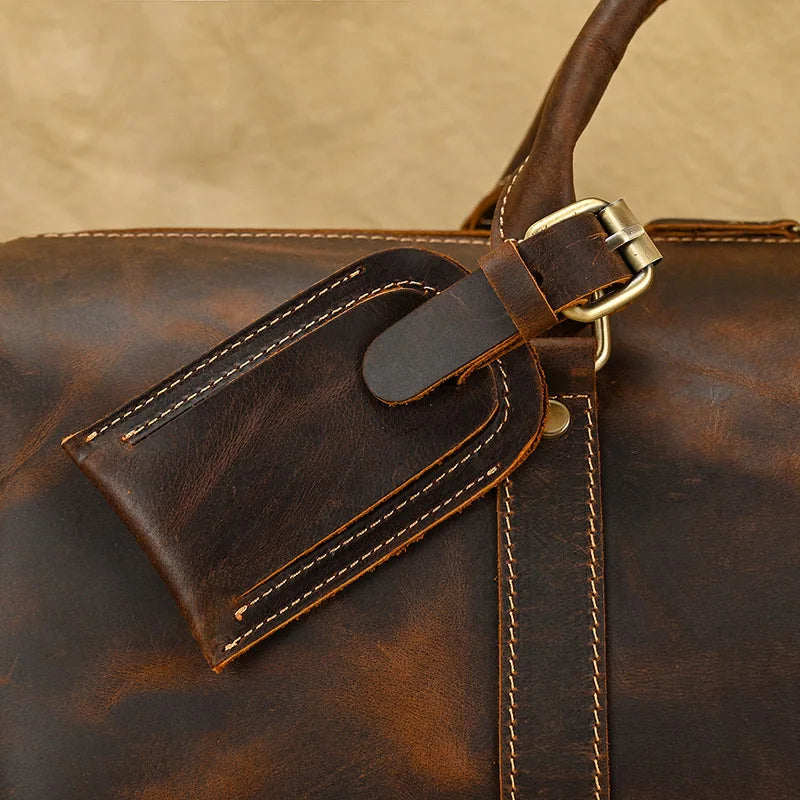 Sac de Voyage en Cuir Vintage