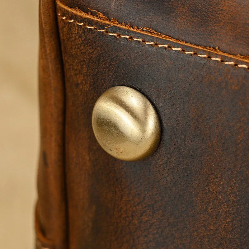 Sac de Voyage en Cuir Vintage