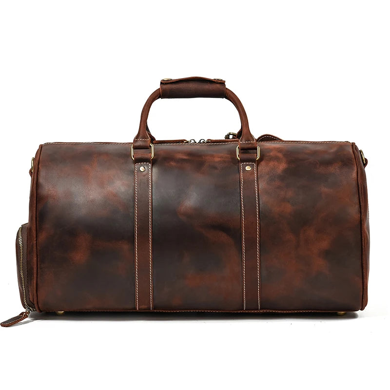 Sac de Voyage en Cuir Vintage