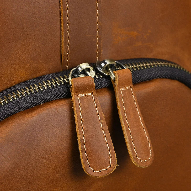 Sac de Voyage en Cuir Vintage
