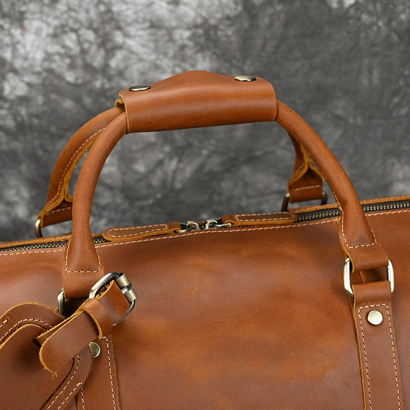 Sac de Voyage en Cuir Vintage