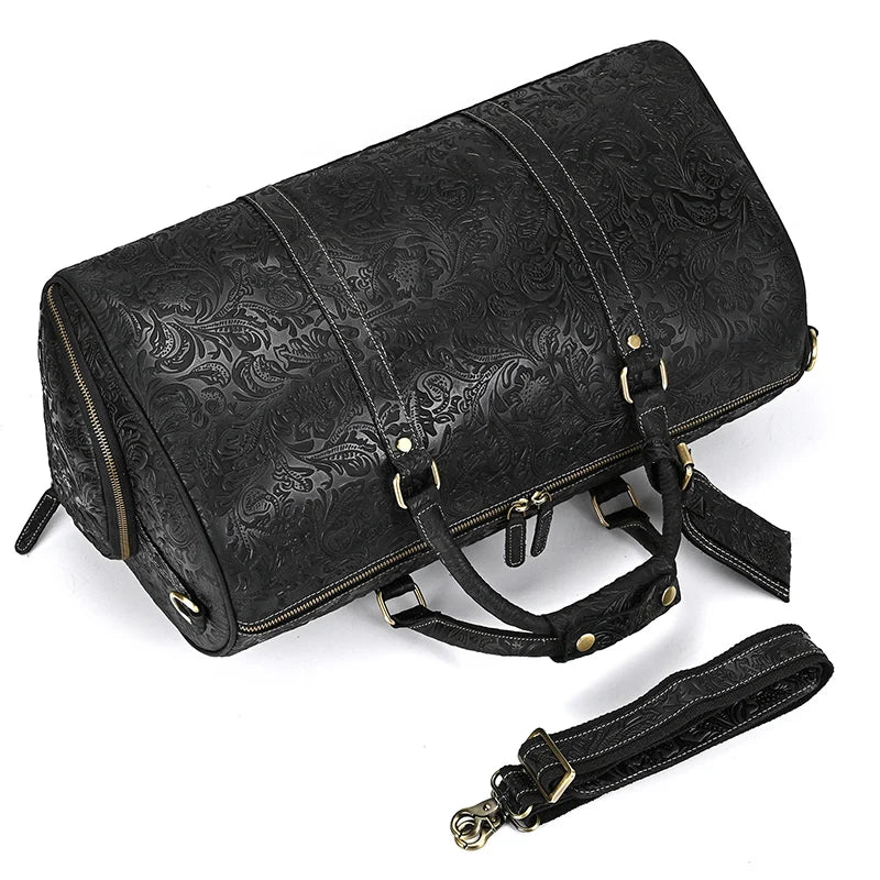 Sac de Voyage en Cuir Vintage