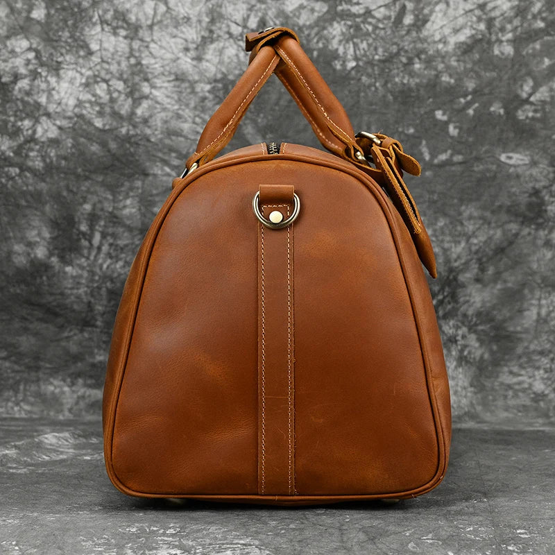 Sac de Voyage en Cuir Vintage