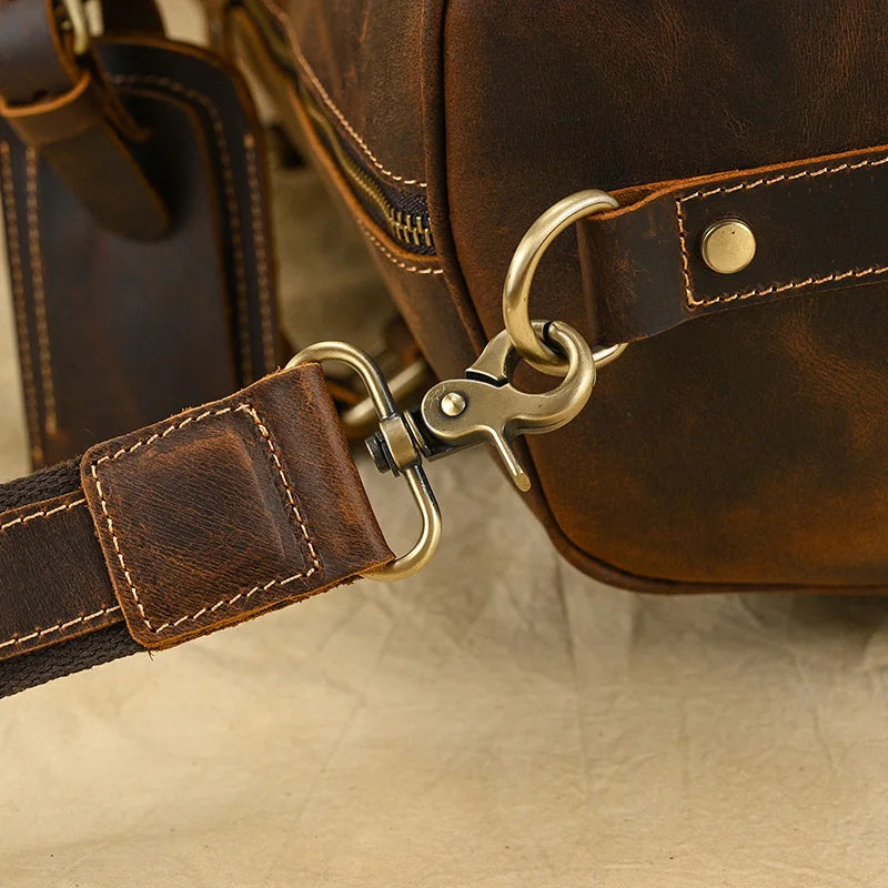 Sac de Voyage en Cuir Vintage