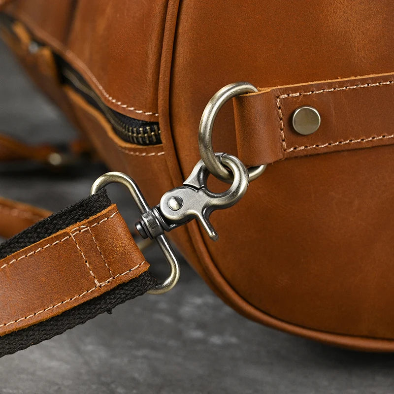Sac de Voyage en Cuir Vintage
